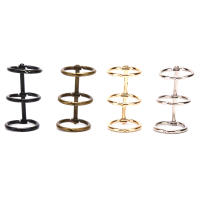 2Pcs Anillo Metálico Para Cuaderno De Hojas Sueltas 3 Anillos Clip De Círculo Abrazadera De Tornillo Espiral DIY Scrapbook Suministros De Escritorio - details 4