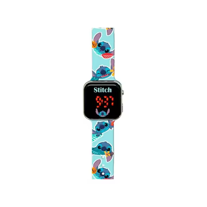 RELOJ LED STITCH - 1