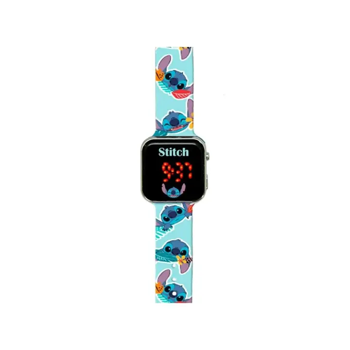 RELOJ LED STITCH - 1