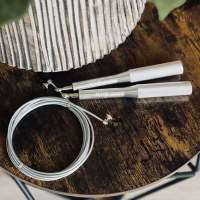 HxG Comba de Aluminio Ajustable para Cross Training y Fitness – Cable Acero 3 m, Mango Antideslizante - details 0
