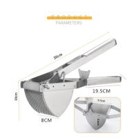 Pulpmaster Manual De Acero Inoxidable Molinillo De Patatas Y Verduras Desmontable Para Calabaza Y Zanahoria Herramienta De Molinillo De Patatas - details 4