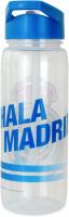 Real Madrid CF - Botella cantimplora plástico 600 ml con pajita integrada ideal para niños en colegio y excursiones - details 1
