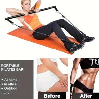 Kit De Pilates Con Resistencia Y Bola Portátil Para Gimnasio En Casa Entrenamiento Completo Barra De Resistencia Para Brazos Manos Y Muñecas - details 4