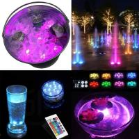 Luz LED sumergible, iluminación LED RGB multicolor impermeable con controles remotos, luces subacuáticas IP68 - details 1