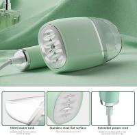 Vaporizador de ropa de mano Pequeño cepillo de vapor para el hogar mini máquina de planchar plegable portátil de viaje, Blanco Espino - details 1