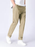 Pantalones De Verano Para Hombres Deportivos 2023 Ice Thin Straight Tube Secado Rápido Casual 9 Puntos Trousers Estudiantes Jóvenes - details 7