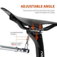 TOSEEK Poste De Silla De Bicicleta De Carbono Ligero 27.2/31.6mm Longitud 400mm Negro Mate MTB Road Bike Piezas De Tubo De Silla - details 14