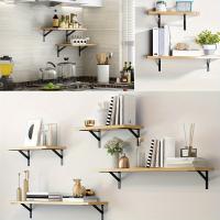 Gancho De Pared Triangular De Hierro Metálico Rustico 90 Grados Para Decoración Y Organización Tamaño 6.1x3.7 Pulgadas Soporte Para Estante Flotante - details 4