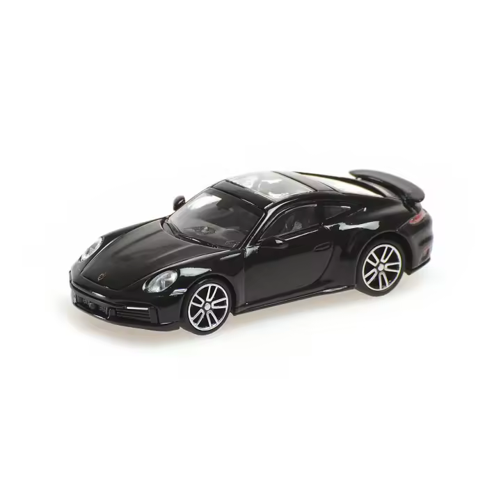 MINICHAMPS 1/87 PORSCHE 911 (992) TURBO S NEGRA 2020 - 870069071 - 1
