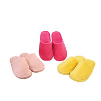 Zapatillas De Casa Para Mujer Invierno Cómodas Y Térmicas Plush Antideslizantes Corduroy Interior Suave Zapatos De Interior Unisex - details 5