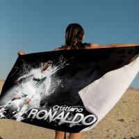 Toalla De Playa Microfibra CR7 Cristiano Ronaldo Toalla Rápida Para Piscina Viajes Yoga Absorbente Suave Y Skin-friendly Tamaño 76x182cm - details 6
