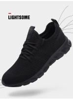 Zapatos De Correr Para Hombre Transpirables Antiguo Y Antiolor Zapatillas De Correr Con Cordones Casual Para Adultos - details 2