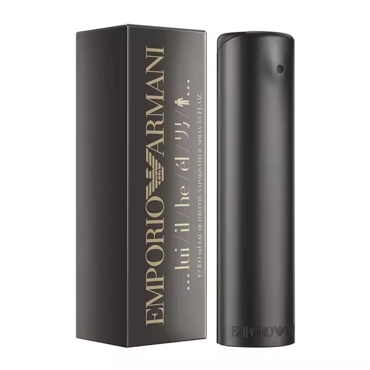 Perfume Hombre Emporio Armani He EDT 100 ML - Fragancia de Alta Calidad para Hombres - 1