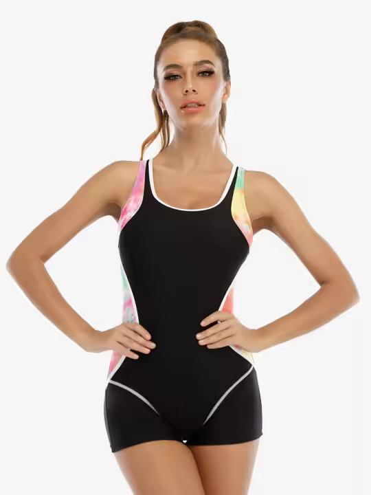 SSITO Traje de baño Deportivo DE UNA Pieza para surf Rashguard para Chicas - 1
