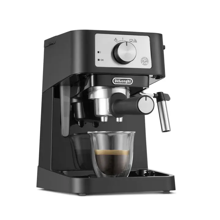 Delonghi - Stilosa Cafetera Espresso. 15 bares de presión, capacidad 1L, potencia 1100W. Modelo EC260 - 1