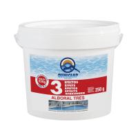 Cloro 3 Efectos Alboral PS Quimicamp en pastillas de 250g ideal para el mantenimiento continuo del agua de la piscina al tener cloro, algicida y floculante, en diferentes tamaños - details 0
