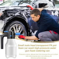 Botella De Espuma De Nieve Con Bomba Portátil Recargable Sin Cable Tipo-C Alta Presión Para Limpieza Automóvil Herramienta Eléctrica - details 18