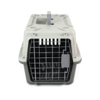 Transportin rigido para mascotas, jaula para perros o gatos transpirable con asa, rejillas metalicas de aireacion, jaula para viajes, autocaravana, uso interiores o exteriores. Disponible en 2 colores y tamaños. - details 1