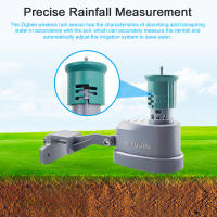 Sensor De Lluvia ZigBee Inalámbrico Con Ajustes Cíclicos Dispositivo De Riego Enlace Con Control Remoto ZigBee Y Gateway BT - details 5