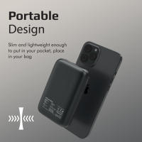 Promate Powermag-10+ Power Bank Inalámbrico MagSafe 15W 10000mAh 22.5 W - details 2