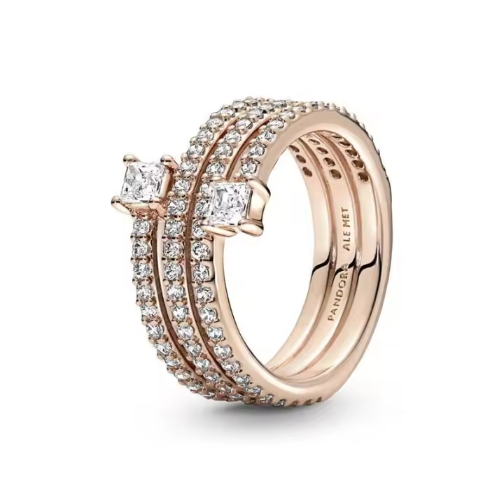 Anillo Pandora Triple Espiral 180051C01 - 1