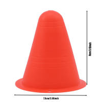 Juego De 10 Piezas De Conos De Entrenamiento Para Patinaje Y Fútbol Roller Rugby Obstáculos De Patinaje Suave Torre De Entrenamiento - details 0