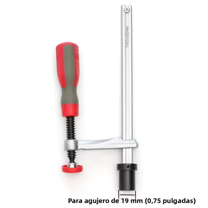 Juego De 1 Pieza De Abrazadera De Madera Para Mesas De Trabajo Acción Rápida Clip De Mano Para Bancos De Carpintería Agujero De 19/20MM Herramienta - 1