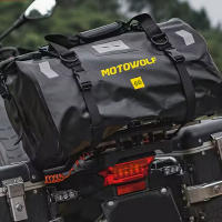 Bolsa De Pared Trasera Impermeable Para Motocicleta Viaje Exterior Equipaje Seco Bolsa De Manillar 40/66 Motorbike Luggage Backpack - details 1