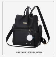 Mochila De Moda Para Mujer Ultra Ligera De Gran Capacidad Antirrobo Para Viajes Escuela Y Trabajo Con Múltiples Bolsillos Y Cierre De Cremallera - details 6