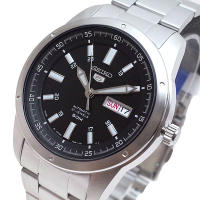 reloj automático hombre Seiko 5 SNKN13J1 42mm 50m WR Hecho en Japón correa de acero 7S26 - details 3