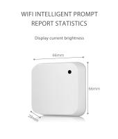 Sensor De Iluminancia Inteligente Tuya 180° WiFi Control Remoto Para El Hogar Con Sensor De Luz Y Potencia Baterías Incluidas - details 6