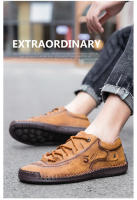 Mocasines De Cuero Para Hombre Zapatos Casuales Cómodos Y Transpirables Con Suela De Goma Sapato Masculino Swenxun - details 9