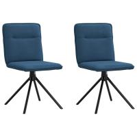vidaXL Sillas de comedor 2 unidades tela en color Gris oscuro/Taupé/Gris nube y más | cómodas modernas ergonómicas para comedor cocina salón hogar - details 7