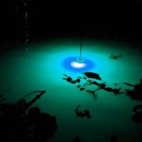 Luz LED Mini Lanzadora De Señal Para Pesca Submarina Forma De Ojo Doble Anillos Multicolor Verde Azul Rojo Blanco En Forma De Pez Para Pesca De Cala Profunda - details 5