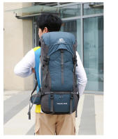 Mochila De Camping 70L De Nylon Para Hombres Y Mujeres Bolsa De Viaje Con Cubierta De Lluvia Para Senderismo Y Escalada Exterior - details 12