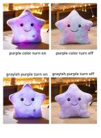 Juguete De Peluche Estrella LED Suave Almohada De Estrella Regalo De Cumpleaños Para Bebés Y Niños Decoración Del Hogar - details 8