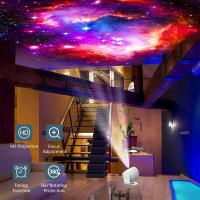 Proyector De Galaxia LED 13 En 1 Luz Nocturna Estelar Para Decoración De Habitaciones De Niños Y Adultos 360° Giratorio Planetario Incluye Bombillas - details 3