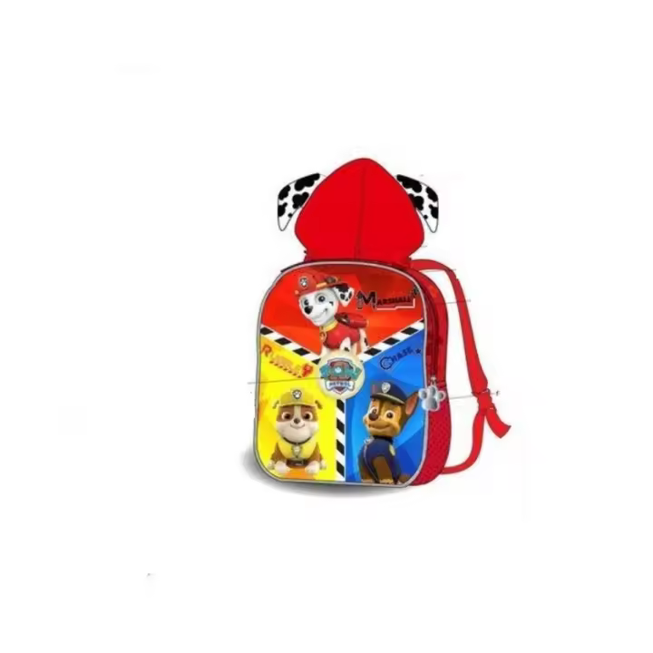MOCHILA  CON CAPUCHA PAW PATROL - 1