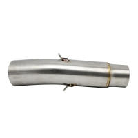 Escape De Motocicleta Muffler Middle Link Connect Pipe Slip on Para Suzuki GSR 750 GSX-S750 2015-2022 Acero Inoxidable Con Killer DB Removible - details 7