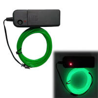 Cable De Hilo EL Glowing LED Para Fiestas Navidad Danza DIY Costumbres Ropa Decoración De Coche Luz Flexible Prenda - details 13