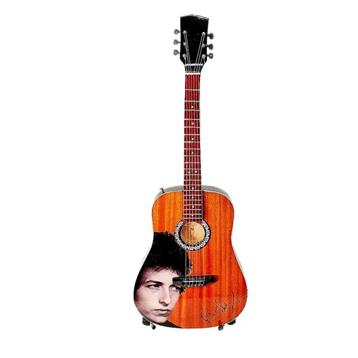 miniatura de guitarra  JM Forest MGT-7092 tipo gibson Bob dylan, de adorno, colección ADORNO - 1