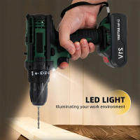 45Nm Taladro de impacto inalámbrico, 21V destornillador eléctrico, 1800RPM taladro percutor eléctrico, Mini taladro manual inalámbrico, herramientas eléctricas con batería de iones de litio - details 4