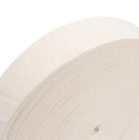 Cinta De Tela De Algodón Suave 5/10/15/20/50m Para Bordado Manual DIY Costura De Alfombra Enrollado De Borde Para Ropa Delantal Manos De Bolsa (Beige) - details 4