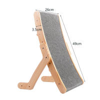 Tablero De Rasguñar Para Gatos Con Marco De Madera 3 En 1 Sillón De Descanso Antirraspado Juguete Para Uñas Sofá Para Gatos - details 15