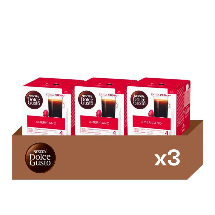 Americano - Pack 3 Cajas de Café (48 uds) | Café Largo e Intenso con Matices Elegantes y Afrutados - 1