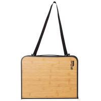Mesa plegable camping Aktive, diseño de madera, con asa para transportar, medidas 60x40x25cm, Material aluminio - details 6