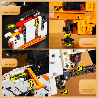 Bloques De Construcción Técnicos AK47 M4A4 AWP P90 Con Motor Set De Juguetes De Armas Para Niños Regalo Educativo Para Niños Y Adolescentes - details 17