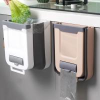 Bandeja De Basura Plegable Reciclable De 7/10L PP Para Cocina Colgante Y Montada En La Pared Recipiente Para Residuos De Armario - details 7