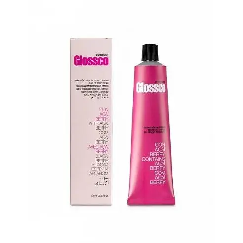 Tinte Glossco 6.66 Rojo Pasion 100 Ml. Permanente con Acai Berry - 1
