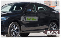 Pegatina De Fibra De Carbono Negra Brillante Para Puerta Y Ventana De Jaguar XJ X351 2009-2019 Adhesivo Para Coche - details 5